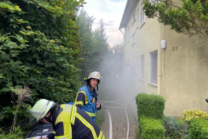 Gaeufelden-Nebringen:  Starke Rauchentwicklung im Keller durch einen Grill