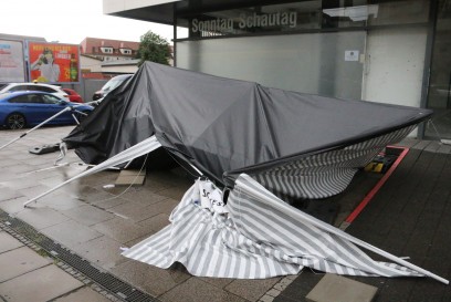 Unwetter legt Verkehr 