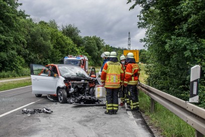 Holzgerlingen: Zwei Verletzte nach Frontalzusammenstoss