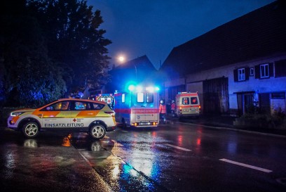 Weil der Stadt - Muenklingen: Mehrere Verletzte nach Kuechenbrand