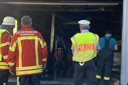 Wurmberg: Brand in Autowerkstatt 