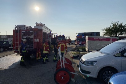 Wurmberg: Brand in Autowerkstatt 