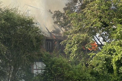 Prioberg: Schreinere durch Brand zerstoert 