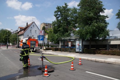 Sindelfingen: E-Auto brennt in Tiefgarage