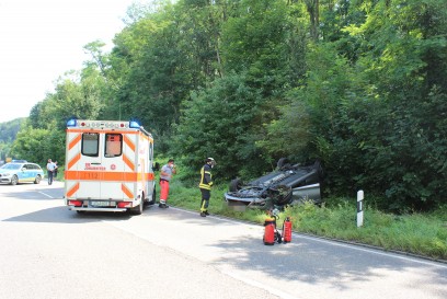 Marbach:Schwerer Verkehrsunfall zwischen Marbach und Ludwigsburg