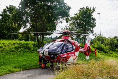 Esslingen-Pliensauvorstadt: Beatmungsluft entzuendet