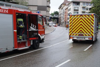 Pforzheim: Wohnungsbrand fuehrt zu einem Feuerwehr Einsatz