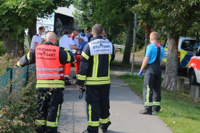 Stuttgart-Bad Cannstatt: Mann aus dem Neckar gerettet