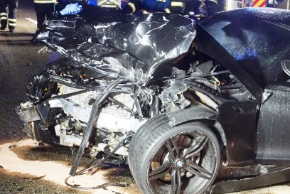 Pforzheim: Schwerer Verkehrsunfall auf der Autobahn fordert sieben Verletzte