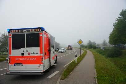 Wangen: Vorfahrtsunfall mit zwei verletzten