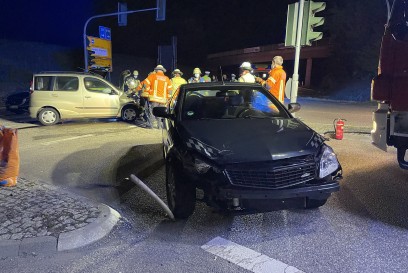 Ditzingen: Verkehrsunfall mit zwei verletzten Personen