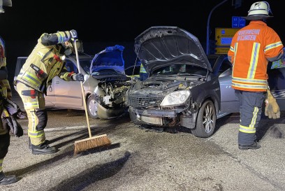 Ditzingen: Verkehrsunfall mit zwei verletzten Personen