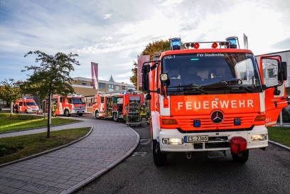 Esslingen: Brand im Technikraum des Klinikums