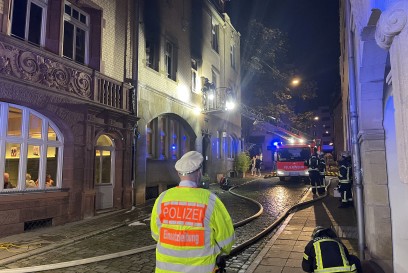 Stuttgart: Brand im Bohnenviertel