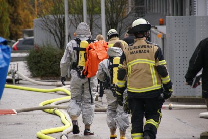 Affalterbach: Grosseinsatz der Feuerwehr bei AMG