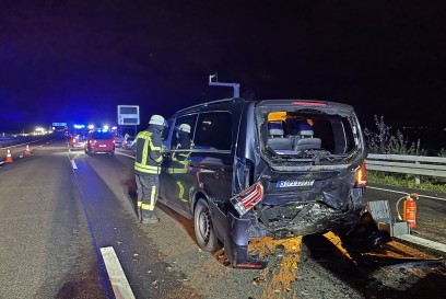 Moeglingen: BAB 81/Moeglingen: Auffahrunfall fordert eine Schwerverletzte