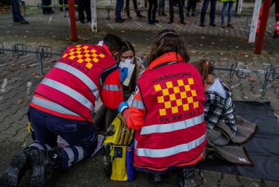 Waiblingen: Rettungsdienste ueben fuer den Notfall 