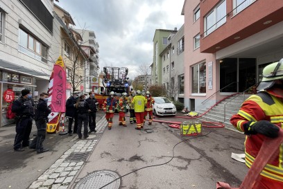 Leonberg: Brand im Seedammcenter
