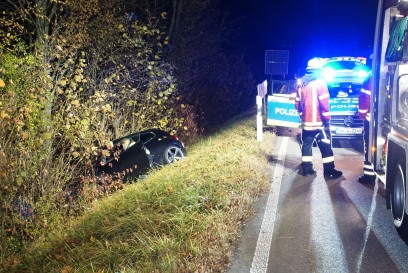 Keltern: Verkehrsunfall nach Verfolgungsjagd mit der Polizei - Person Leicht Verletzt