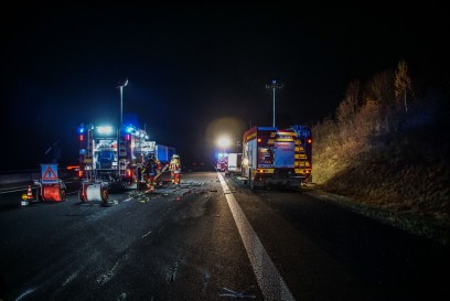 Rutesheim: Transporter kracht auf LKW Fahrer schwer verletzt