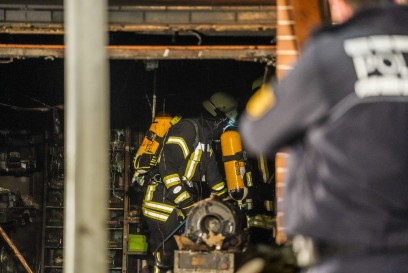 Lenningen-Brucken: Garagenbrand fordert die Feuerwehr