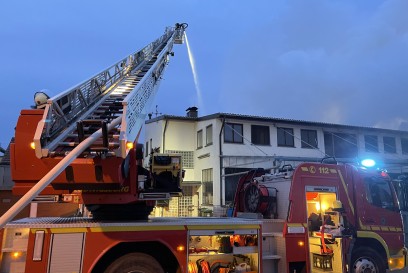 Moeglingen: landwirtschaftliches Anwesen in Vollbrand