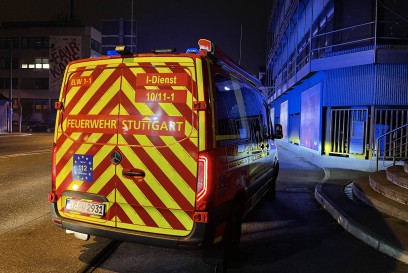 Feuerbach: Brand bei einer Autowerkstatt 