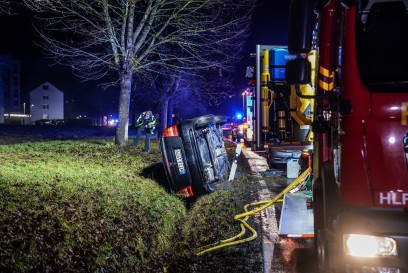 Wernau: Von der Fahrbahn abgekommen