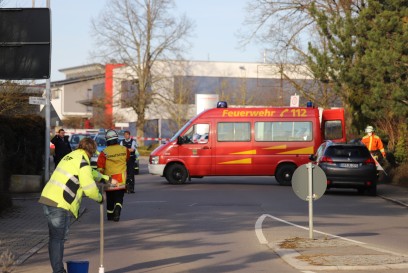 Schlierbach: Unklarer Gasgerurch -  Gasnotdienst und Feuerwehr vor Ort 