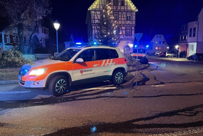 Weil der Stadt - Merklingen: Mehrere Verletzte nach Brand im Abstellraum