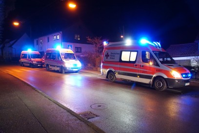 Ostfildern-Scharnhausen: Zwei Personen bei Brand leicht verletzt