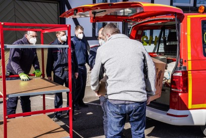 Fellbach: Spendenaktion Feuerwehren helfen der Ukraine 2022