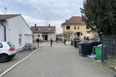 Pleidelsheim: Brand in Fluechtlingsunterkunft