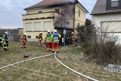 Pleidelsheim: Brand in Fluechtlingsunterkunft