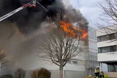Bietigheim-Bissingen: Brand in Homeister Wohnzentrum 