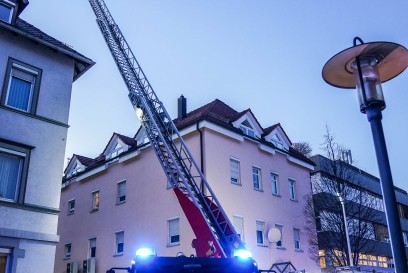 Esslingen: Brand in Dachgeschosswohnung
