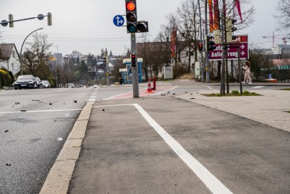 Sindelfingen: Unfall mit Feuerwehrfahrzeug