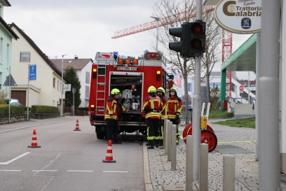 Wernau: Kuechenbrand in Mehrfamilienhaus