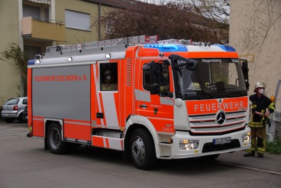 Esslingen: Feuerwehreinsatz in der Weimarer Strasse