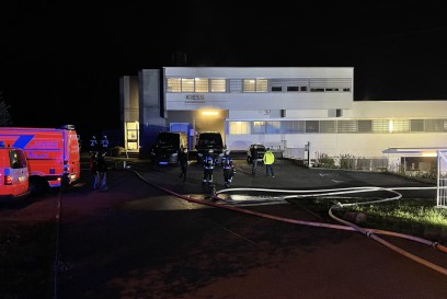 Stuttgart-Fasanenhof: Brand in einer Schreinerei 