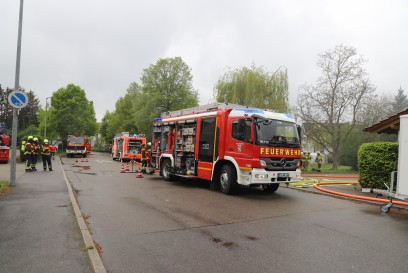 Aichwald Schanbach: Kellerbrand in Firma 