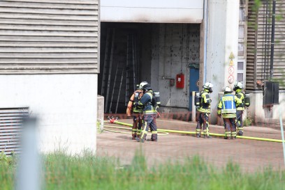 Kirchheim Teck: Brand im Kompostwerk