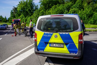 Esslingen: Vorfahrtsunfall fodert verletzten Motorradfahrer
