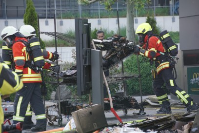 Flughafen Stuttgart: Brand in Schnellrestaurant