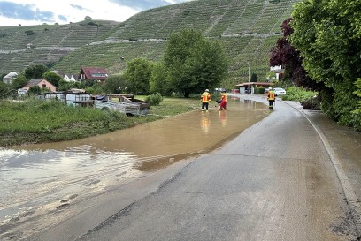 Mundelsheim: Grosser Einsatz nach Unwetter 