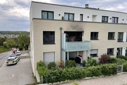 Weil der Stadt: Zigarette loesst Balkonbrand aus