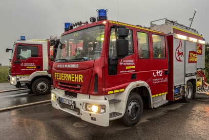 Herrenberg: Brand auf dem Haeckselplatz fordert die Feuerwehr