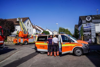 Wendlingen: Dachstuhlbrand 