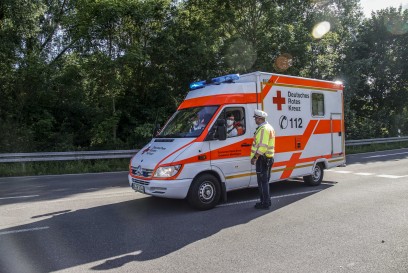 Sindelfingen-Darmsheim: Die Retter ueben im gesperrten Darmsheimer Tunnel