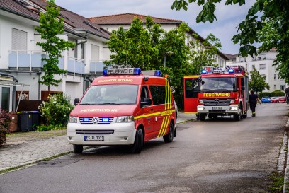 Plochingen: Vergessener Topflappen faengt Feuer